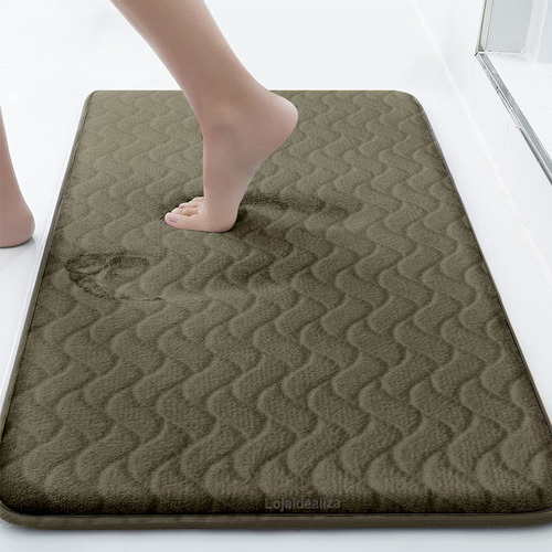 2 Alfombra Baño Super Soft Suave Antideslizante Orka 40x60