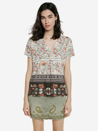 Polera Nueva Desigual S Cracovia Beige