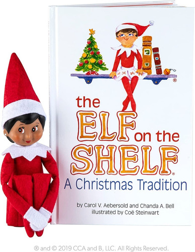 The Elf On The Shelf Niña Dark Libro Ilustrado Inglés