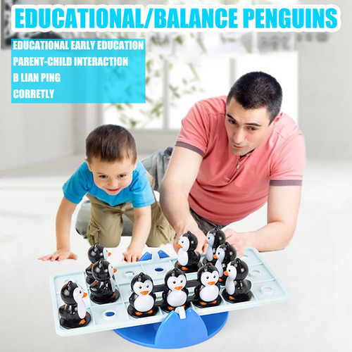 Balancín J Penguin, Multijugador, Interactivo Para Niños, B