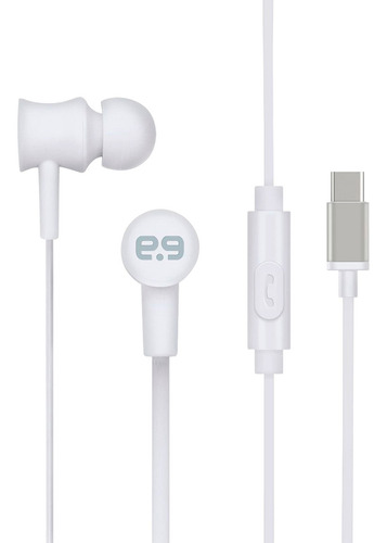 Audifonos Alambricos Pure Gear Pureboom Tipo C Color Blanco