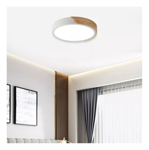 Moderna Lampara Led De Techo Con Montejo Empotrado