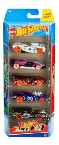 Hot Wheels Pack X5 Autos Mattel