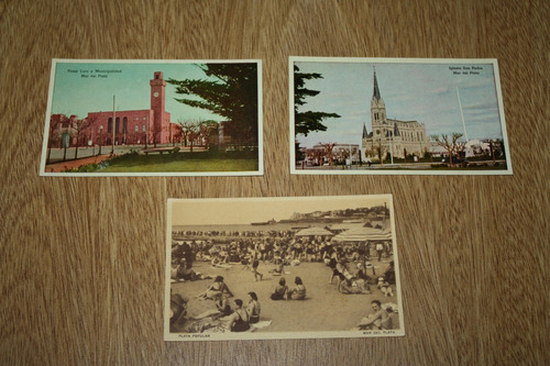 Antiguas Postales De Mar Del Plata Por Unidad (Usado)