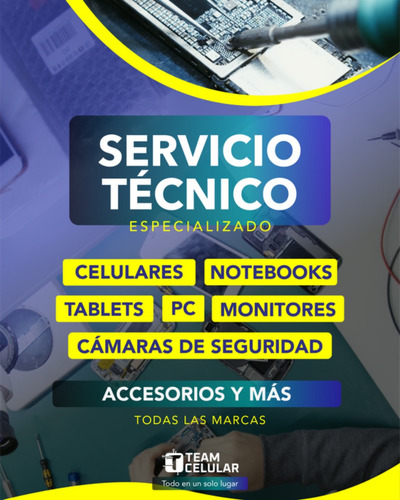 Servicio Tecnico De Repararacion De Celulares Y Computadoras