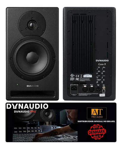 Dynaudio Core 7 Monitor De Estúdio Ativo Par Made Dinamarca