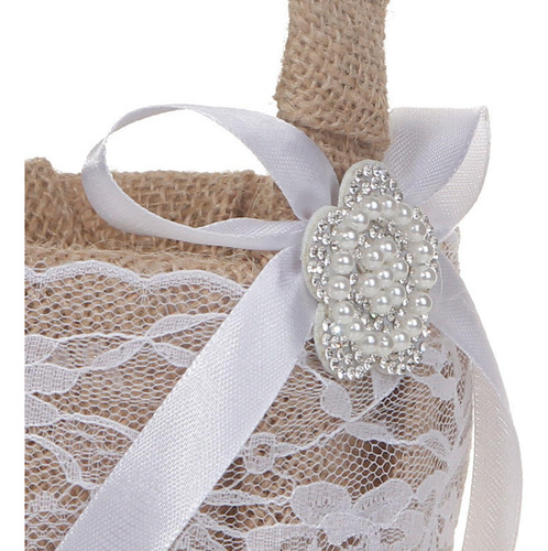 Cesta De Flores Vintage, Soporte Compatible Con Ramos De