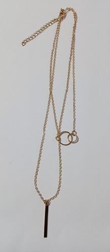 Cadena Bijou Doble Con Dijes