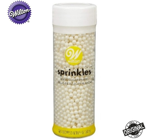 Sprinkles Perlitas Blancas 141grs Wilton 