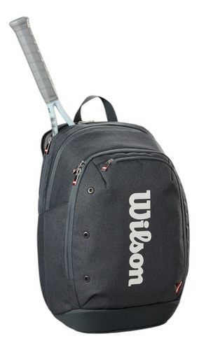 Backpack Wilson Tour Negra 2025 2 Raquetas Color Negro