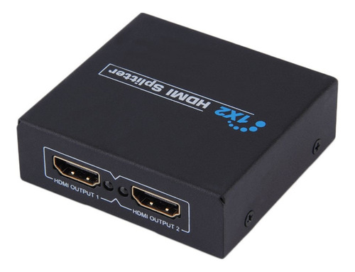 Splitter Divisor Señal 1 X 2 Salidas Hdmi 3d Full Hd 1080p