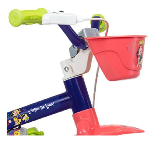 Bicicleta Bike Infantil Menina Aro 12 Nathor Show Luna