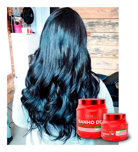 Shampoo Banho De Verniz Morango Forever Liss 500ml
