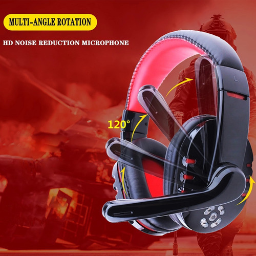Imagen 3 de 3 de Audifonos Gamer Microfono Bluetooth Ovleng V8