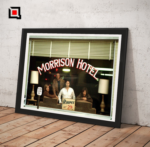 Cuadro The Doors Morrison Hotel Lamina Cuadro Vidrio Retro
