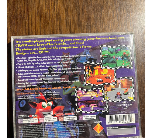 Ctr Crash Team Racing Play Station (Usado)