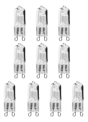 6 X 10 Uds. Lámparas Halógenas De 18w Bombillas G9