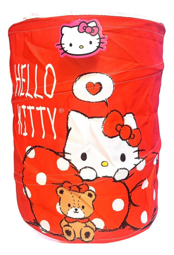  Cesto Organizador Plegable  - Ropa Juguetes Hello Kitty 