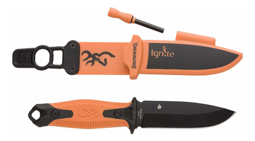 Browning 3220334b: Cuchillo Ignite 2 Naranja