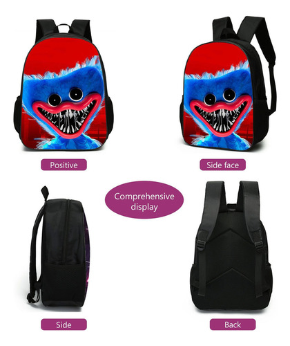 Set De 3 Mochilas Escolares Poppu Playtime