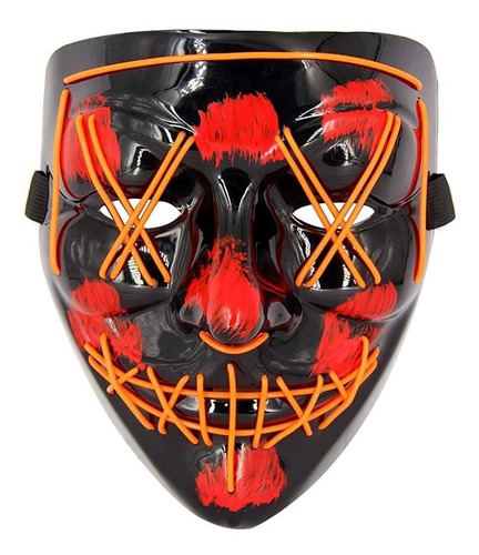 Halloween Scary Led Purge Mask Para Festival, Fiesta
