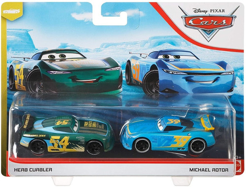 Disney Pixar Cars Herb Curbler & Michael Rotor 2-pack Mattel