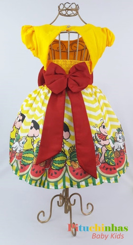 vestido da magali 1 ano