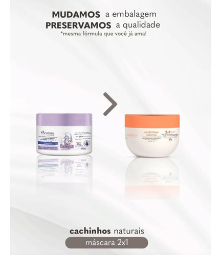 Máscara 2x1 Cachinhos Crespos Arvensis 250g