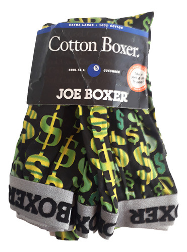 Boxer Marca Joe Boxer Talla Xl, Extra Largo 100 % Algodon