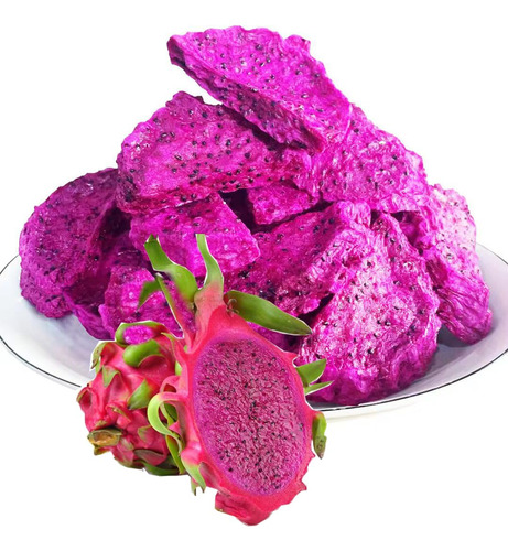 Fruta Del Dragón En Cubitos Liofilizada 5.64 Oz Snack De Fru