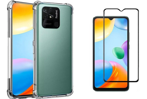 Funda antiimpacto Capinha con película 3D para Xiaomi 10th Color Transparent Smooth