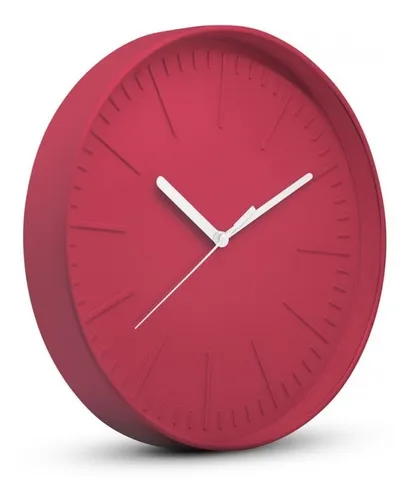 Reloj De Pared Escandinavo Oslo Silencioso Colores
