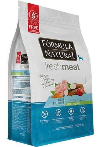 Ração Fórmula Natural Fresh Meat Filhotes Mini Pequeno 2,5kg