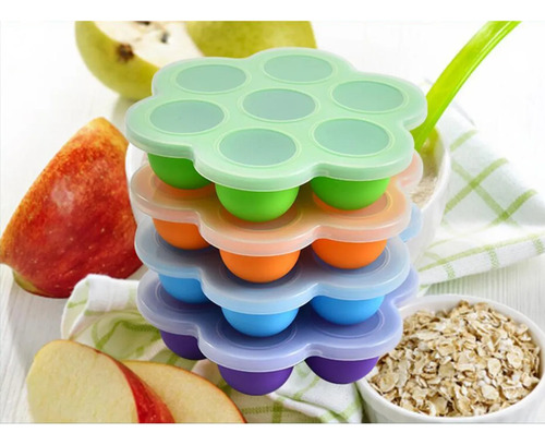 Hh Recipiente De Alimento Do Bebê Infantil De Frutas Laranja