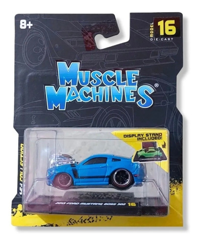 Muscle Machines Ford Mustang Boss 302 Año 2013 1/64 