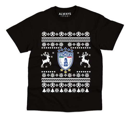 Playera Ugly Sweter Club Fc Pachuca  M1-caballero Dama Niño