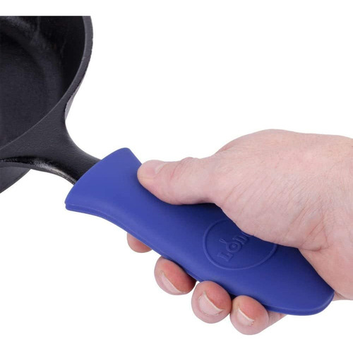 Funda Para Mango De Sartén De Silicón Azul 14 X 5 Cm Lodge