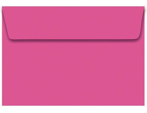 Envelope Convite Color 162x229mm Pink C.plus 80g Cx.c/100 Cor Pink Nome Do Desenho Liso