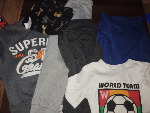 Lote Ropa De Niño Talle 4-6 Años Invierno Azul (Usado)