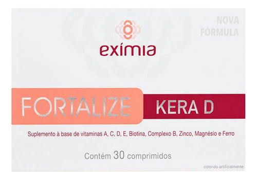 Exímia Fortalize Kera D 30 Comprimidos