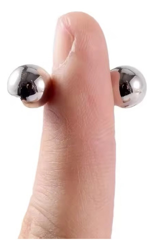 Piercing Pezon Sin Perforación Arete Magnético Pezones 1 Par Plateado