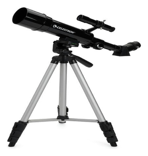 Telescopio Celestron 21035 70mm Travel Scope + Maleta Color Negro
