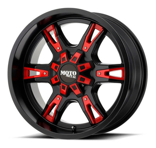 Rin 17x9 6x139 Motometal Mo970 Negro Y Gris Offset -12