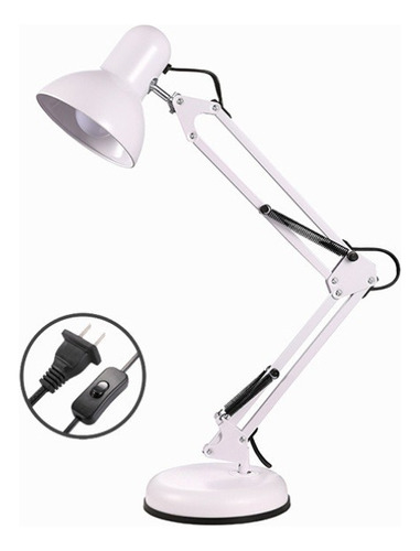 Table Lamp With 360° Swivel Arm With Clip And Base