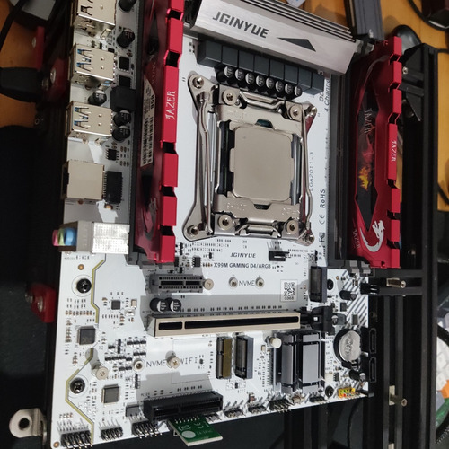 Kit Xeon E5 2680 V4+ Jginyue X99m D4/argb+2x8gb+modulo Tpm Branco