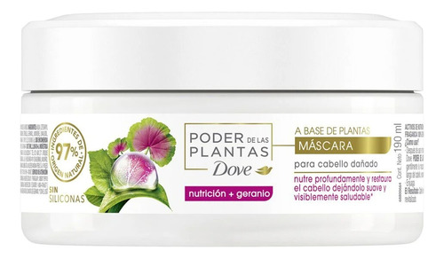 Dove Máscara Tratamiento Nutrición Y Geranio 190ml