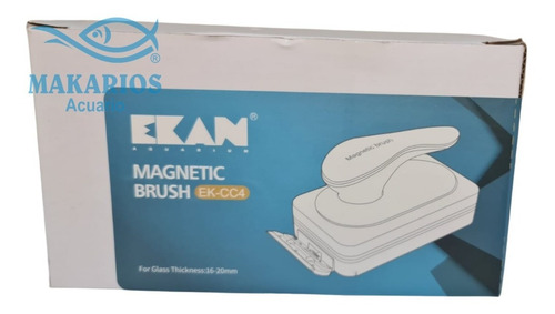Imagen 2 de 7 de Limpia Vidrio Imán Flotante Ekan Cc4 16 H/20mm C/2 Raspador