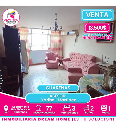 Apartamento En Venta Urb. El Calvario - Guarenas.