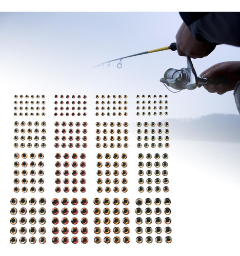 Navidad Señuelos De Pesca Ojos Artificial Multicolor Atar