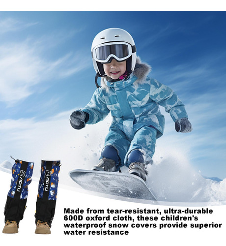 Polainas Impermeables Para Botas Para Niños Polainas Ajustab